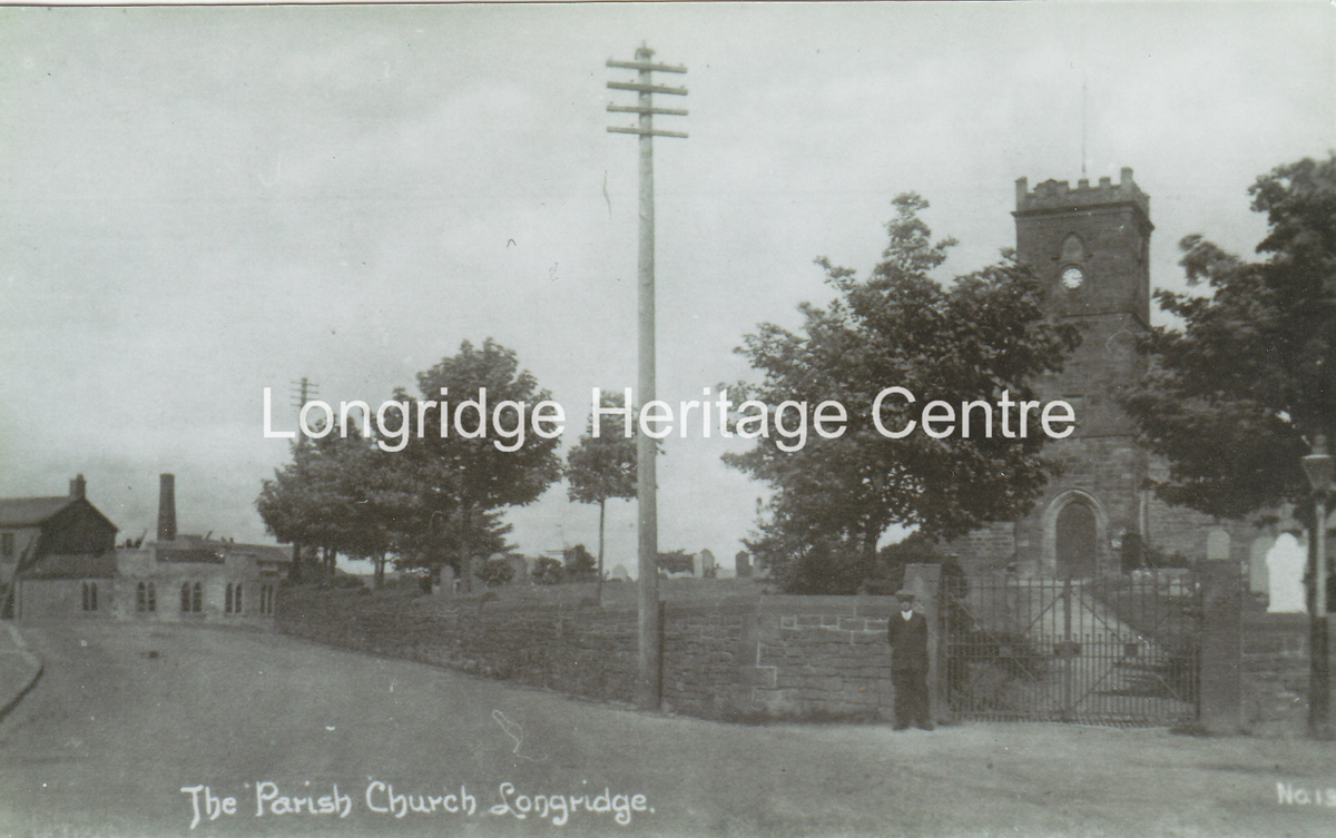 218A - Chapel Hill - View Showing the Parish Church and Houghtons - Unknown